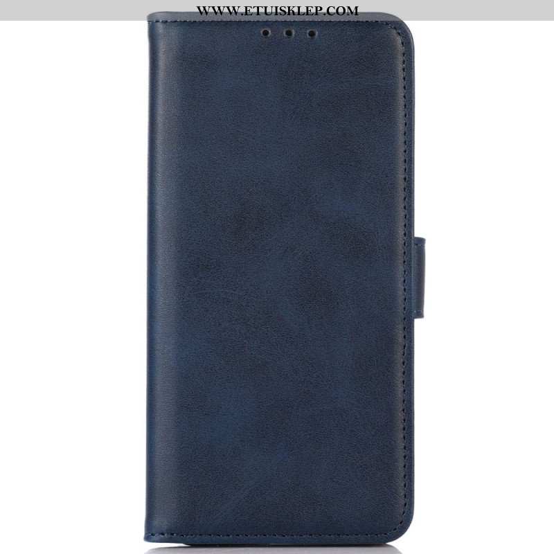 Etui Folio do iPhone 14 Pro Max Matowa Sztuczna Skóra